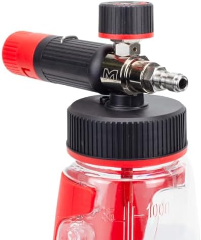 Maxshine Foam Cannon V2 | 1L Bottle with 1/4” Quick Disconnect & Brass Fittings | Adjustable Spray Pattern for Thick Clinging Foam | Professional Car Wash Pre-Soak & Auto Detailing Tool - Image 3