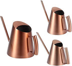 Household Bonsai Stainless Steel Watering Can, Mini Brushed Indoor House Plants Long Spout Watering Can Modern Watering Pot, Rose Gold(L) by Yosoo