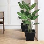 Kozyard 2Packs Taper Planter Indoor Outdoor Plant Pots - Image 2