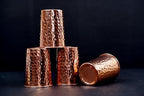 Pure Copper Hammered Water Dispenser Storage Water Tank with Tap and set of 4 Copper Glass | Water Pot | Cooper Water Storage Tank | 6.5 Ltr Capacity | 218 Oz - Image 5