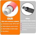 50ft x 5/8'' Hot/Cold Rubber Garden Water Hose, -50℉ to 190℉ - Image 3