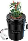 VIVOSUN DWC Hydroponics Grow System with Top Drip Kit 1 Bucket by VIVOSUN