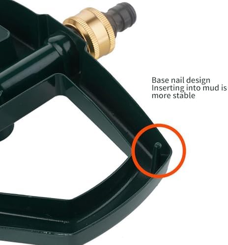 Lawn Sprinkler – Metal Stainless Steel 23x22.5x13cm 9.06x8.86x5.12in - Image 5