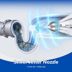 3/8" NPT Sewer Jetter Nozzle, Stainless Steel, 3000 PSI, 40 L/Min - Image 4