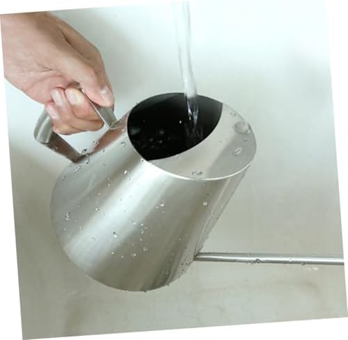 Stainless Steel Watering Can Silver Garden 1500ml Long Spout - Image 5