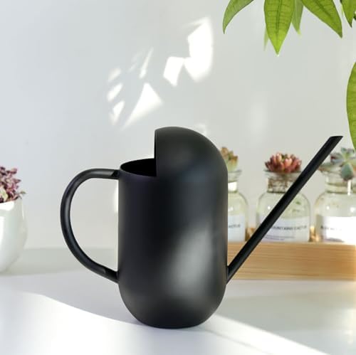 2Pcs Stainless Steel Watering Can with Long Spout 900ML Indoor Outdoor Plant Watering Pot - Image 4