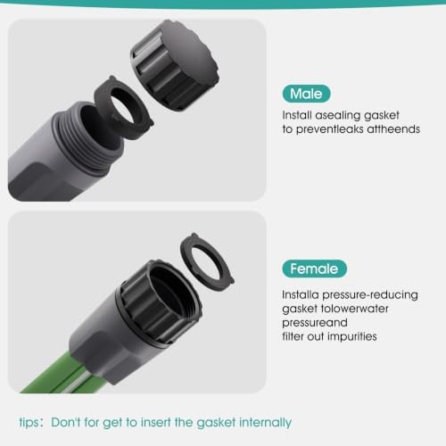50 FT Soaker Hose for Garden Lawn, Water Saving Sprinkler Hose - Image 5