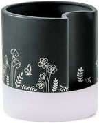 Nihow Self Watering Pots for Indoor Plants,8 Inch,Black Hand Painting by Nihow