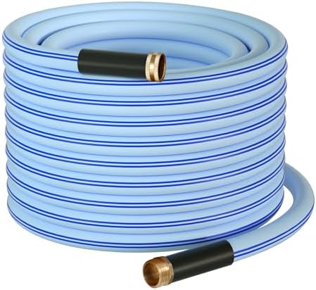 Atlantic Garden Hose 100 ft Blue 5/8" Heavy Duty Water Hose Extension by Atlantic