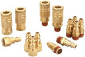 Coupler and Plug Kit, 1/4 Inch NPT, 14 Piece by TTANYAHARDWARE