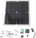 generic 50W Solar Panel 22W Water Fountain Pump Kit with Battery Box & Timer Controller, 12V DC Solar Powered Pond/Fountain/Submersible Pump for Garden, Outdoor, Pool by Unknown