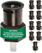 Rain Bird A17H Shrubbery Spray Head, 10 Pack - 15 Ft Fixed Spray Nozzle by RainBird