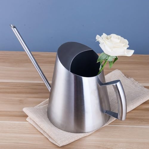 IMEEA 50oz Stainless Steel Watering Can with Long Spout for Indoor Plants - Image 3