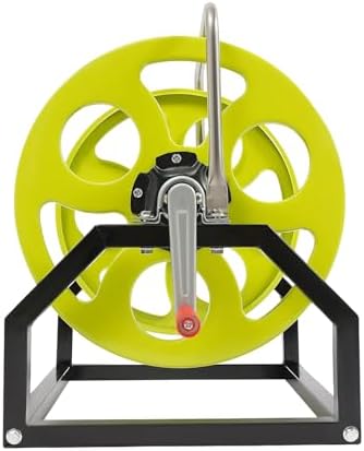Garden Hose Reel, Metal Hose Reel, for 328.1 Feet of Standard 0.55-Inch Garden Hose, Wall/Floor Mount Metal Hose Reel（Hose not included), for Home, Gardening, Etc - Image 7