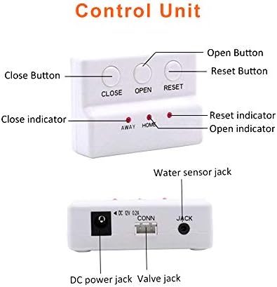 E-SDS 1 in Water Leak Detector with Shutoff Valve, Sensors and Sounds Alarm - Image 4
