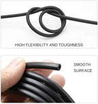 FKM Viton Rubber Hose Tube, ID 2-25mm Oil Fuel Resistant High Temperature Fluorine Pipe 1/2m(2M,ID 4mm x OD 7mm) - Image 6