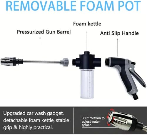 Turn Any Hose into a High Pressure Water Cleaning Jet, 2026 New Heavy Duty Garden Hose Nozzle, For Car Washing, Patios and Furniture That Fits Most Standard Garden Hoses - Image 4