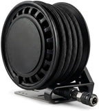 Retractable Air Hose Reel, 1/4" x 23Ft Hybrid Polymer Hose,450 PSI Max by SEAPENG