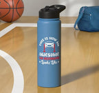 Awesome Car Restorator Oldtimer Cars Mechanic Stainless Steel Insulated Water Bottle - Image 7