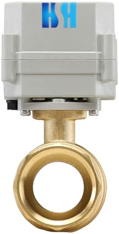 2 Way Brass 1 1/4" 12VDC 9-24VDC 0-5V NPT Proportional Integral Modulating Control Motorized Ball Valve - Image 3