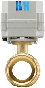 2 Way Brass 1-1/4 inch 12VDC 9-24VDC 0-10V NPT Proportional Integral Modulating Control Motorized Ball Valve - Image 3