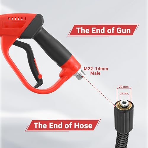 Tool Daily Pressure Washer Gun and Hose Kit, 25 FT Power Washer Hose - Image 3