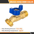 20PC HeSun 1/2" Male NPT Inlet Outdoor Hose Bibb Faucet/Valve - Image 4