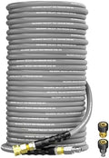 200FT Pressure Washer Hose 3/8" Steel Wire Braided Swivel Quick Connector by KARHDIR