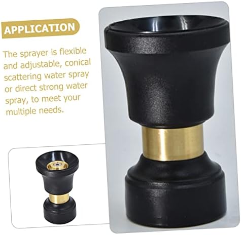 Firefighter Style Water Nozzle for Garden Hose, 40l Min Black - Image 3