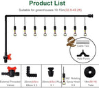 Hanging Flexible Sprinkler System, Above Ground DIY Irrigation Kit - Image 7