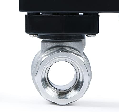 U.S. Solid Motorized Ball Valve- 1/2" Stainless Steel Ball Valve with Full Port, 9-36V AC/DC, 2 Wire Auto Return Setup, Normally Open (N/O) - Image 6