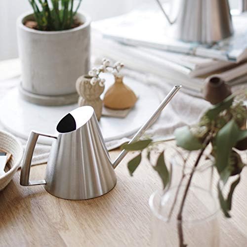 FLEXMAN 1500ml Stainless Steel Watering Can, Brushed Garden Planting for Potting Plants, Houseplants, Patio Plants, Hanging Plants and Outdoor Gardens - Image 3