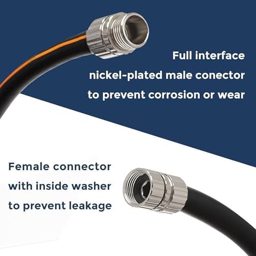 Giraffe Tools Garden Hose 5/8", 100ft Lightweight Hybrid Hose - Image 3