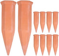 12 Ceramic Self Watering Spikes, Slow Release Drip Irrigation System by DOITOOL