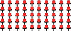 Drip Irrigation Emitters 400PCS Drip Irrigation System Plant Watering Set Watering Kits Adjustable Drippers Irrigation(Red-400PCS) by Unknown