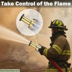 2 Inch NPSH Brass Fire Hose Nozzle with Aluminum Camlock - Image 2