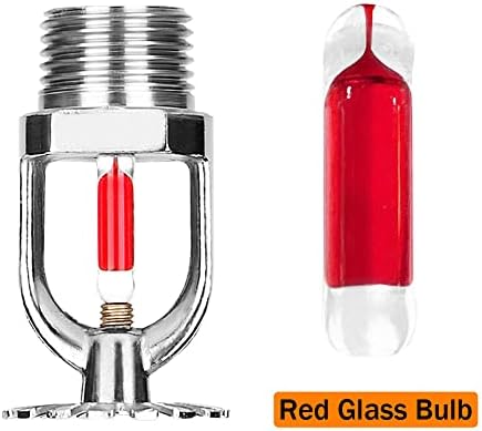 6pc Fire Sprinkler Head 3/4 Inch Pendent Type 155 Degree Quick Response Water Spray Down 68℃ Brass Fire Sprinkler Heads 3/4 NPT Thread for Home Commerical Residential (Pendent Sprinkler - Image 6