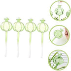Levemolo 4pcs Plant Watering Bulb Glass Cactus Shape Automatic Hydration - Image 3