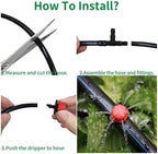 Ship accessories 5-100m Garden Watering Hose 4/7mm PVC Micro Irrigation Pipe Drip Irrigation Tubing Sprinkler 1/4'' Lawn Balcony Greenhouse Irrigation accessories(A-40M) - Image 5