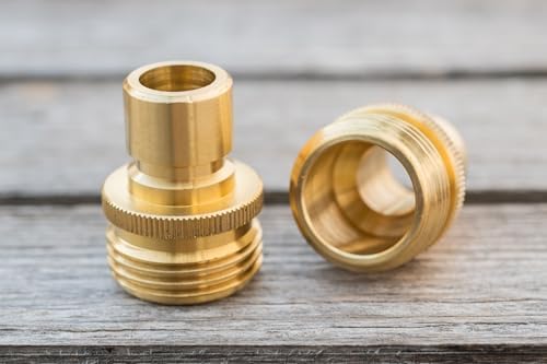 50 Pack (100 Total Connectors) Brass Hose Quick Connectors, Male - Image 5