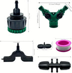 25M Drip Irrigation System Garden Watering System for Raised Garden Bed, Yard, Lawn, Greenhouse Garden Greening Automatic Irrigation System (25M) - Image 5