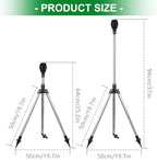2Pcs Stainless Steel Automatic Rotating Garden Sprinkler - Image 3