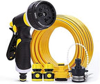 Garden Hose Flexible and Expandable Latex Water Hose with Retractable Solid Brass Fittings and Nozzle Kink Free Lightweight Collapsible Expending Hose (Color : 30m Water Pipe Set) by Unknown