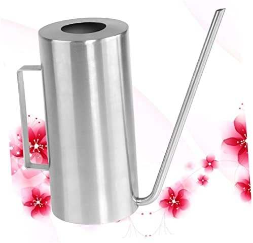 Watering can,Stainless Steel Pitcher Watering Can for Indoor Plants Spray Bottles for Plants Metal Sprinkling Can Stainless Steel Watering Kettle Plant Mister Jug Shower Pot Spout Watering Can(Silverx - Image 3