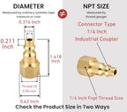 1/4 Inch NPT Air Coupler and Plug Kit with sealant - Image 3