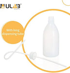 ULAB 6pcs of Vol.500ml (16oz) Wash Bottle, Narrow Mouth Squeeze Bottles, LDPE material, with Long Dispensing Tube, UWB1026 - Image 3