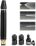 2026 New Home High Pressure Car Wash Water Gun, Upgraded Adjustable High Pressure Hose Nozzle with, Portable High Power Hose Sprayer for Washing Car Patio Driveway Yard Watering Plants (1) by JAYSHYNE