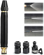 2026 New Home High Pressure Car Wash Water Gun, Upgraded Adjustable High Pressure Hose Nozzle with, Portable High Power Hose Sprayer for Washing Car Patio Driveway Yard Watering Plants (1) by JAYSHYNE