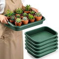 5 Pack Plant Potting Tray- Multifunctional Garden Tidy Tray, 17"x12", Green by RooTrimmer