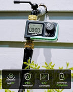 RAINPOINT Sprinkler Timer, 100% Metal Pipe Water Timer for Garden Hose, Programmable Hose Controller for Watering, Sprinkler Controller with Manual Watering/Rain Delay for Outdoor Lawn & Garden (2PCS) - Image 7